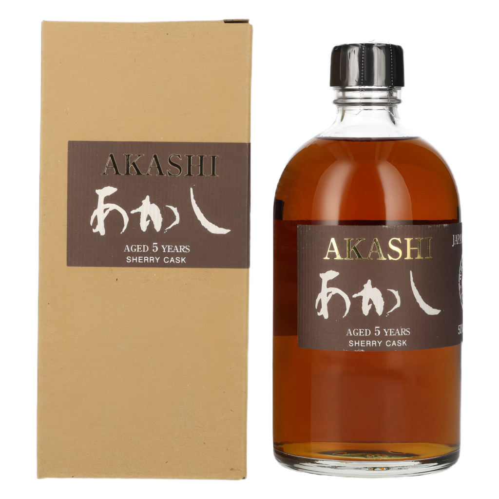 Whisky Akashi black malt 5 years sherry 500ml japonais