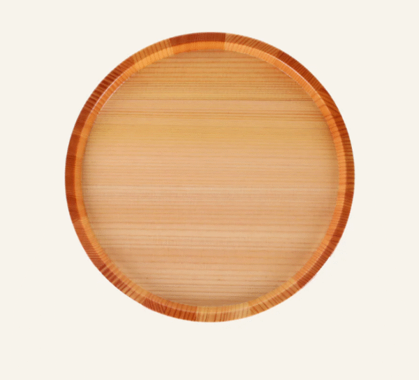 Assiette à soba en bois Okezara