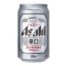Bière Asahi super dry en canette 5.2° 33cl