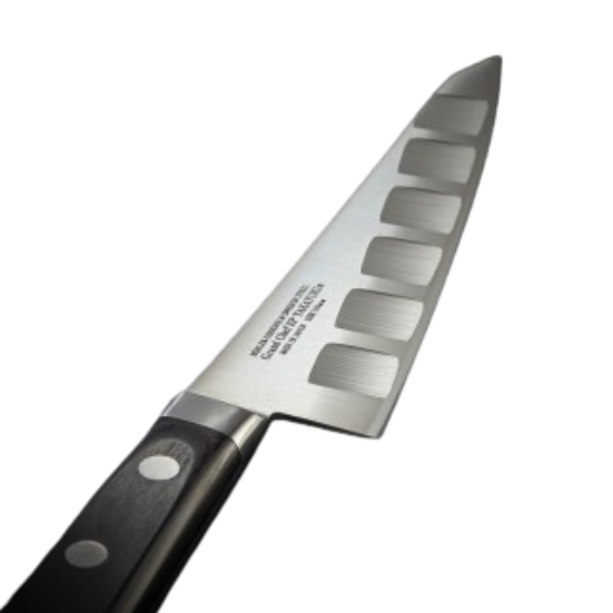 Couteau à désosser Honesuki Kaku lame alvéolée 150 mm