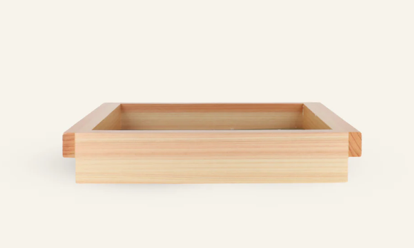 Petit plateau à soba en bois pour Itasoba 22x15x4cm jp
