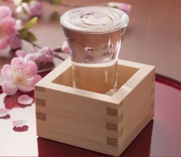 Tasse à saké Masu en cyprès Hinoki jp