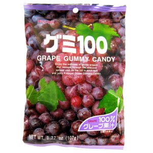 Bonbons gummy raisin noir Kasugai 107g JP