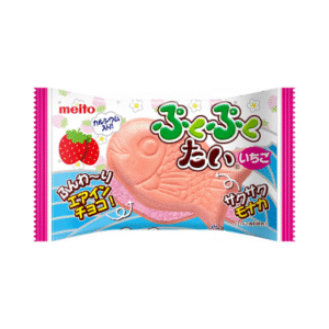 Gaufrette taiyaki chocolate fraise flavor MEITO JP 16.5g jp