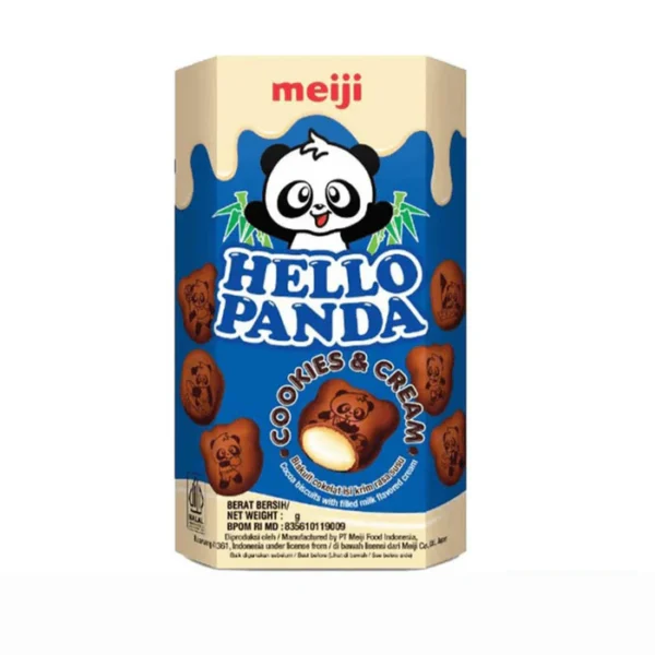 Meiji Hello Panda biscuit 43g Cookie and Cream JP