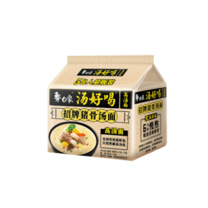 Nouilles instantanées tonkatsu baixiang 113gx 5 Sachets