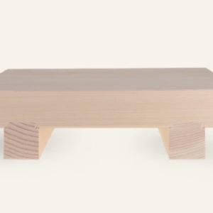 Plateau à sushi et sashimi en cyprès Hinoki 21x14x5.5cm jp