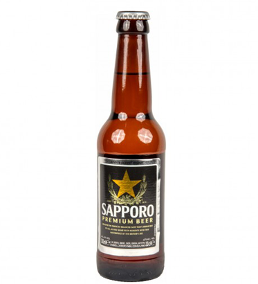 Bière premium sapporo bouteille 4.7° 33cl