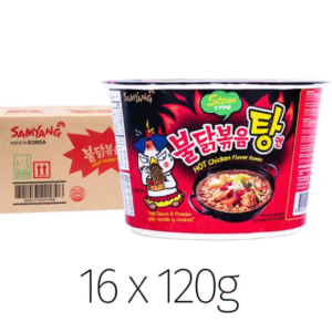 SAMYANG Hot chicken ramen braisé Big Bowl 1 carton 16 bowls