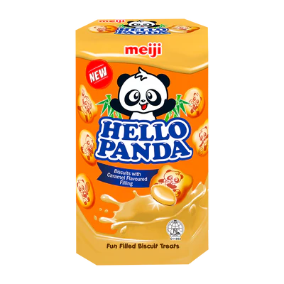 Meiji Hello Panda biscuit 43g Caramel JP