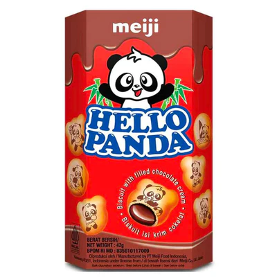 Meiji Hello Panda biscuit 43g Chocolat JP
