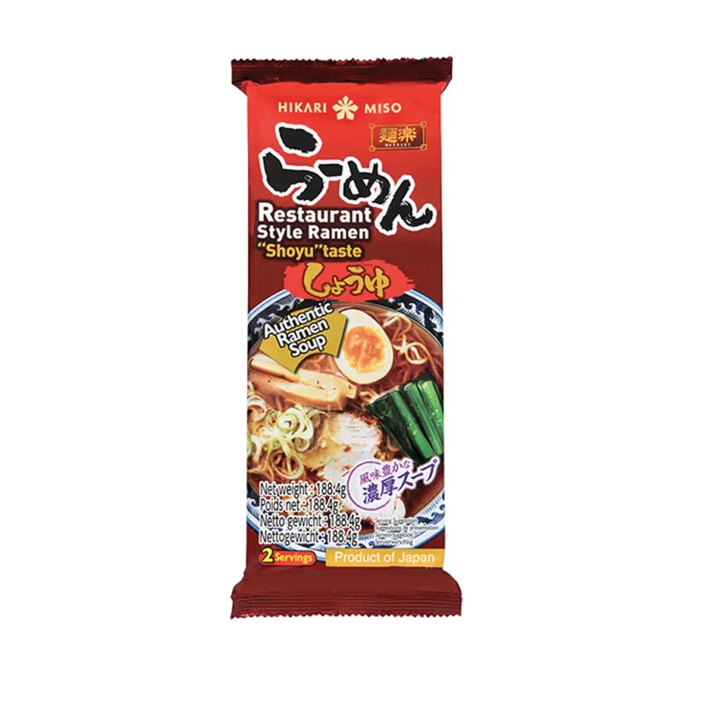 HIKARIMISO Ramen style restaurant saveur shoyu 188 g