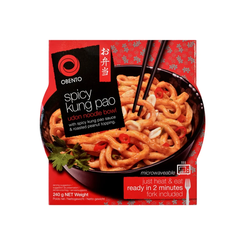 Obento Bol de Nouilles Udon Kung Pao 240 g
