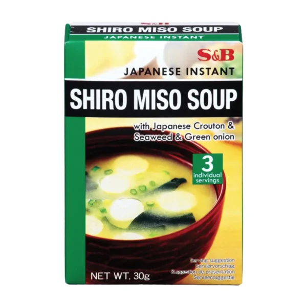 S&B Soupe Instantanée au Miso Blanc (Shiro) 30 g