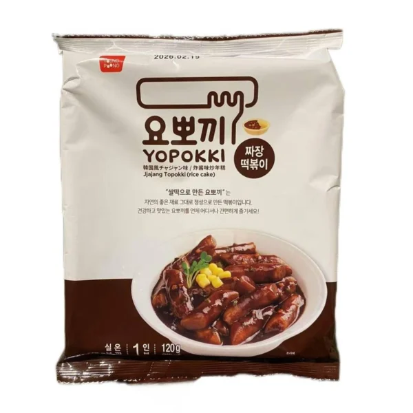 Yopokki-Tteokbokki-Saveur-Pate-de-Haricots-Sautee-Sachet-120-g