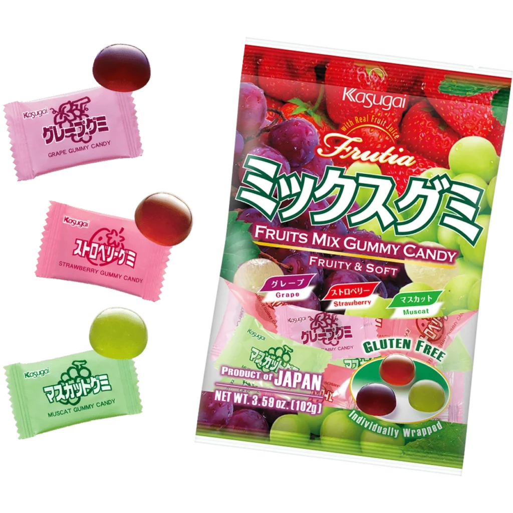KASUGAI-Frutia-Fruit-Mix-Gummy-102g