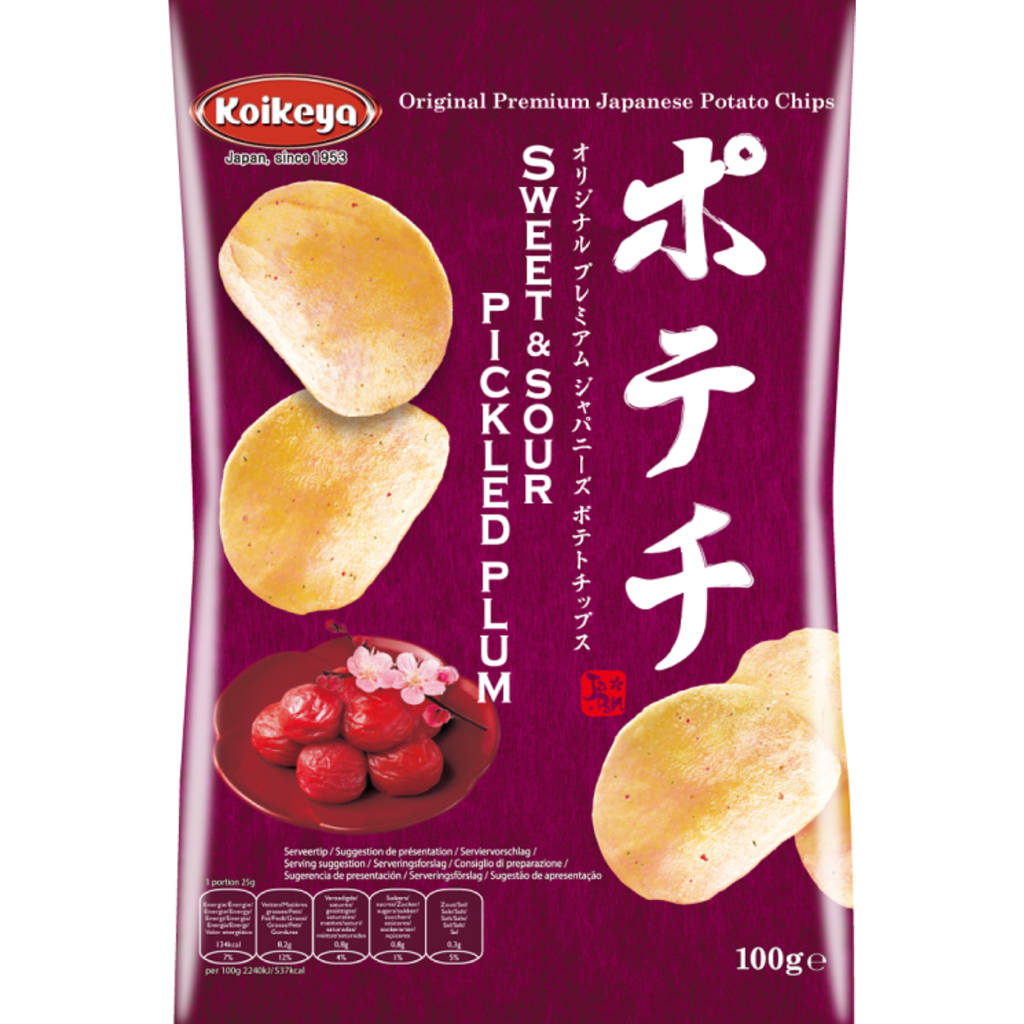 KOIKEYA-Chips-de-pommes-de-terre-saveur-prune-marinee-aigre-douce-100-g